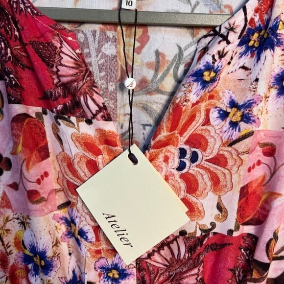 Atelier Floral Maxi Dress Size 10 - Picture 4 of 9